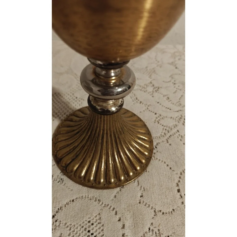 Vintage Gold Plated Chalice and Paten
